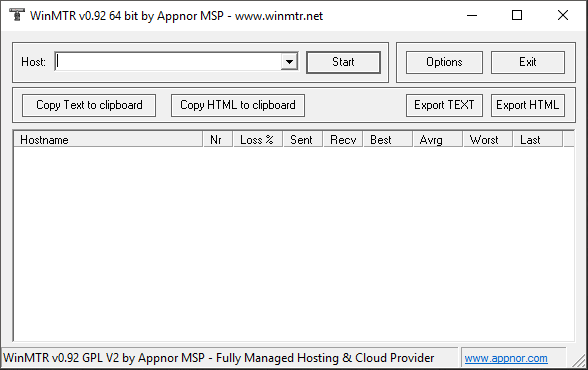 WinMTR als Administrator starten nach dem Download